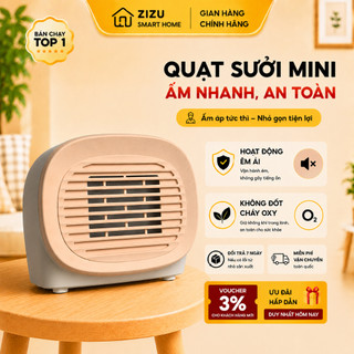 Máy Sưởi Mini,Quạt Sưởi Mini,Làm ,Âm Phòng Trong 3s Công Suất 400W,Để Bàn Làm Việc Phù Hợ