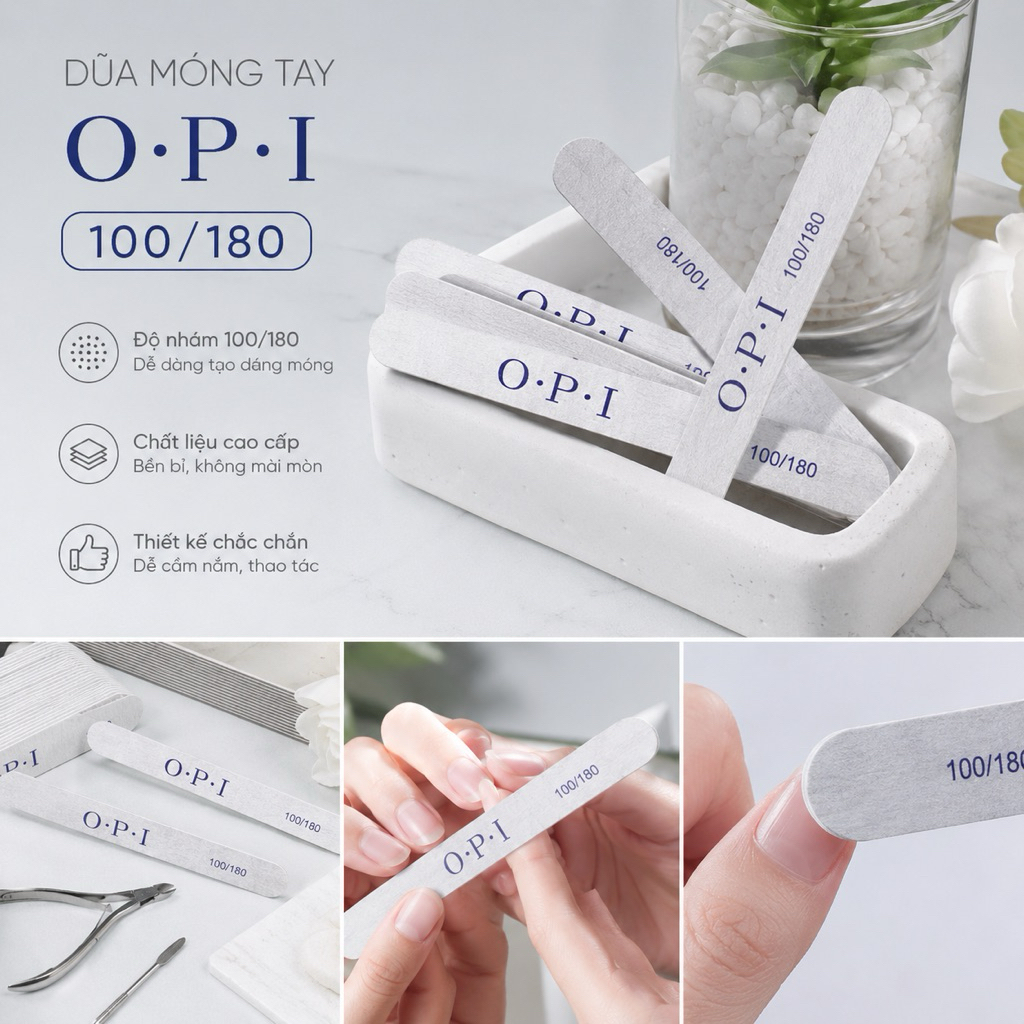 Dũa móng tay opi loại dày 100/180