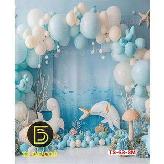 BACKGROUND BIỂN ĐẠI DƯƠNG TƯƠI MÁT, PHÔNG CHỤP ẢNH CHO BÉ, STUDIO, CHỤP SINH NHẬT ĐẸP