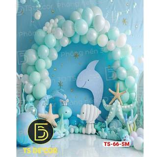 BACKGROUND BIỂN ĐẠI DƯƠNG TƯƠI MÁT, PHÔNG CHỤP ẢNH CHO BÉ, STUDIO, CHỤP SINH NHẬT ĐẸP