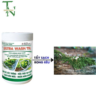 ULTRA WASH TN -Chuyển rửa vườn – Rửa trôi rong rêu, Nâm khuẩn, Làm sạch cây trồng – Hủ 250G