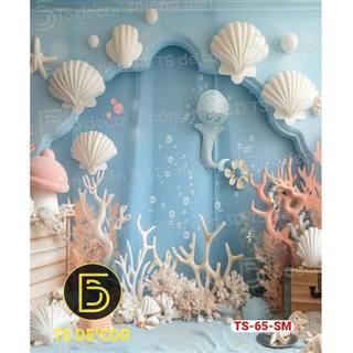 BACKGROUND BIỂN ĐẠI DƯƠNG TƯƠI MÁT, PHÔNG CHỤP ẢNH CHO BÉ, STUDIO, CHỤP SINH NHẬT ĐẸP