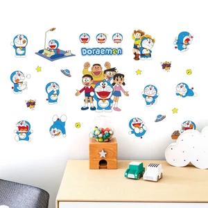 Sticker Decal Dán Tường Mèo Xanh Mẫu 3 Có Keo Sẵn - Trang Trí Tường Decor Phòng Ngủ