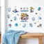 Sticker Decal Dán Tường Mèo Xanh Mẫu 3 Có Keo Sẵn - Trang Trí Tường Decor Phòng Ngủ