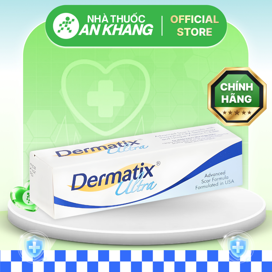 Gel Dermatix Ultra hỗ trợ giảm sẹo, giảm đau ngứa tuýp 7g [Nhà Thuốc An Khang - Chính Hãng 100%]