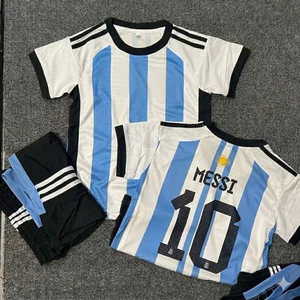 Bộ áo bóng đá trẻ em MESSI , đủ size cho bé 8-65kg, chất thun lạnh thoáng mát Top Kid