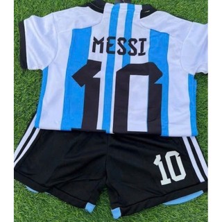 [CÓ IN TÊN] Bộ áo bóng đá trẻ em MESSI , đủ size cho bé 8-65kg, chất thun lạnh thoáng mát Top Kid