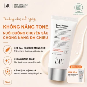Kem Chống Nắng IMU Deep Collagen Sun Essence SPF50+ PA+++++ 50ml – Mỏng Nhẹ, Thấm Nhanh, Không Nhờn
