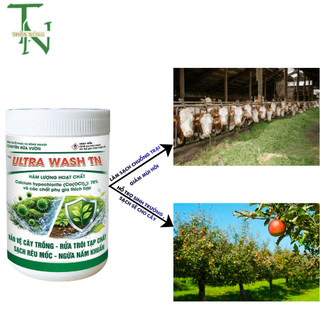 ULTRA WASH TN -Chuyển rửa vườn – Rửa trôi rong rêu, Nâm khuẩn, Làm sạch cây trồng – Hủ 250G