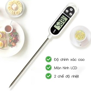 Nhiệt kế que đo nhiệt độ nước pha sữa, máy đo nhiệt độ thực phẩm nấu ăn TP300