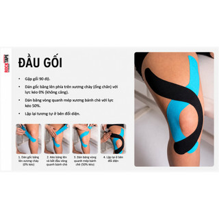 RockTape STD Pre-Cut Tape - Băng Dán Cơ Cắt Sẵn, Dễ Sử Dụng Cho Thể Thao & Chạy Bộ