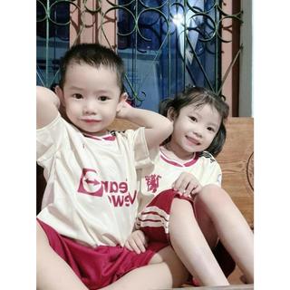 [CÓ IN TÊN] Bộ áo bóng đá trẻ em MU TRĂNG , đủ size cho bé 8-78kg, chất thun lạnh thoáng mát Top Kid