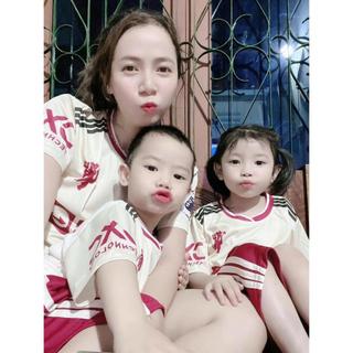 [CÓ IN TÊN] Bộ áo bóng đá trẻ em MU TRĂNG , đủ size cho bé 8-78kg, chất thun lạnh thoáng mát Top Kid