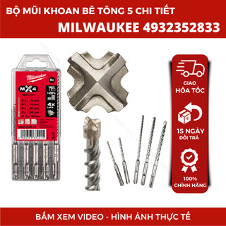Bộ mũi khoan bê tông Milwakee 5 chi tiết 5psc 4932352833