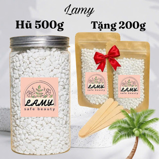 [Tặng 200g] Hũ 500g sáp wax lông nóng sữa cao cấp an toàn phù hợp da nhạy cảm, làm sạch mọi vùng da