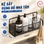 Kệ sắt đựng đồ nhà tắm hình chữ nhật loại to NT01