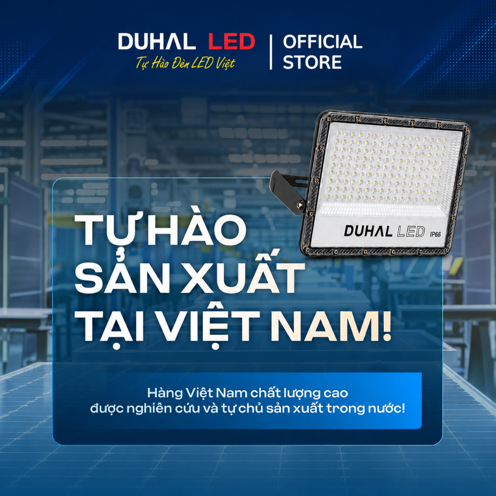 Đèn Pha Led Ngoài Trời DUHAL KDJ2 Chống Nước, Siêu sáng 20W 30W 50W 100W 150W