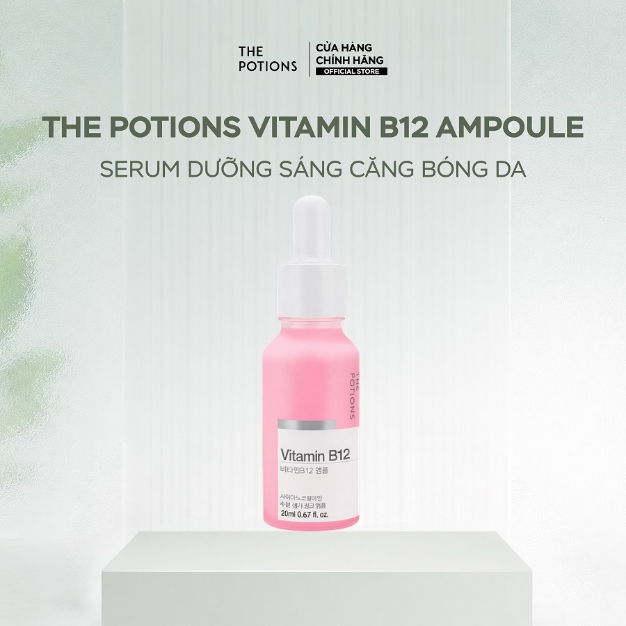 Serum Dưỡng Sáng Căng Bóng Da The Potions Vitamin B12 Ampoule 20ml