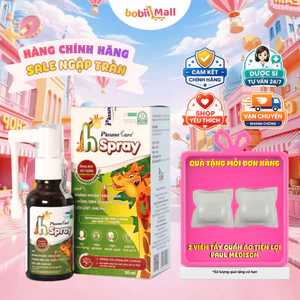 Xịt Họng PlasmaKare HSpray 30ml Cho Bé Từ 6 Tháng Giảm Ho Đau Họng Viêm Amidan