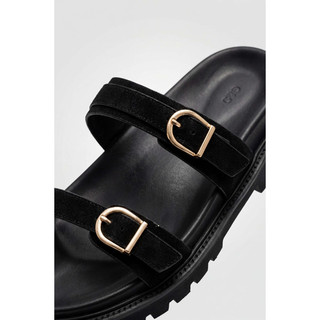 Dép OLV quai ngang Buckled Flat Sandals nhiều màu phù hợp đi chơi đi làm