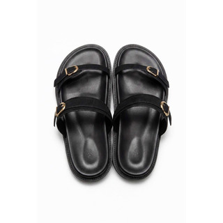 Dép OLV quai ngang Buckled Flat Sandals nhiều màu phù hợp đi chơi đi làm
