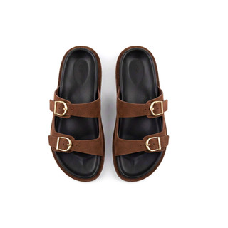 Dép OLV quai ngang Buckled Flat Sandals nhiều màu phù hợp đi chơi đi làm