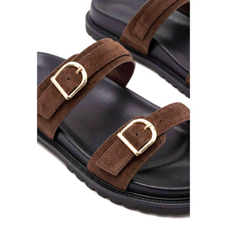 Dép OLV quai ngang Buckled Flat Sandals nhiều màu phù hợp đi chơi đi làm