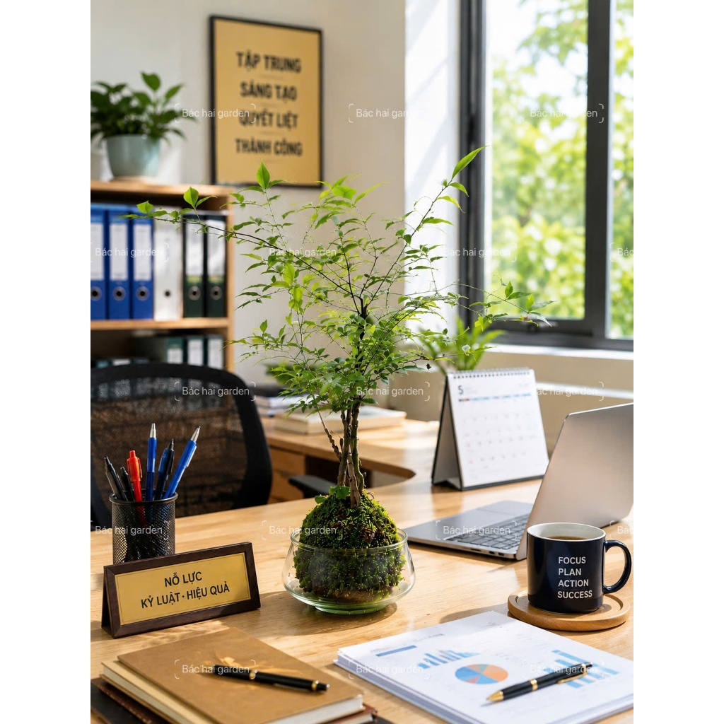 Cây Nam Thiên Trúc Kokedama Bóng Rêu Nhật Bản - Cây Cảnh Mini Để Bàn Làm Việc Trang Trí Nội Thất Hiện Đại Dễ Chăm Sóc