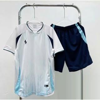 [CÓ IN TÊN] Bộ áo bóng đá trẻ em strip xanh , đủ size cho bé 18-78kg, chất thun lạnh thoáng mát Top Kid