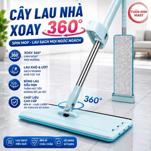 Chổi lau sàn, cây lau nhà xoay 360 độ Spin Mop