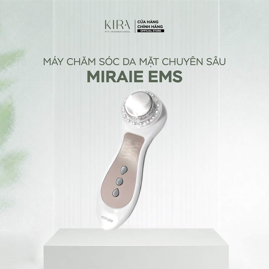 Máy Chăm Sóc Da Mặt Chuyên Sâu Miraie Ems - Trẻ Hóa Da, Làm Sạch Sâu, Tăng Độ Săn Chắc