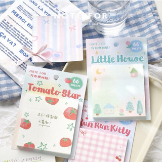 Little Stationery | Giấy Note Hàn Quốc Dễ Thương 60 Tờ - Soft Dream Song