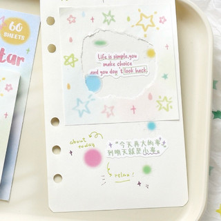 Little Stationery | Giấy Note Hàn Quốc Dễ Thương 60 Tờ - Soft Dream Song