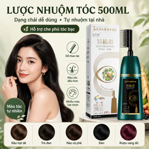 Lược Nhuộm Tóc 500ml Dạng Chải Dễ Sử Dụng｜Hỗ Trợ Che Phủ Tóc Bạc｜Nhiều Màu Lựa Chọn