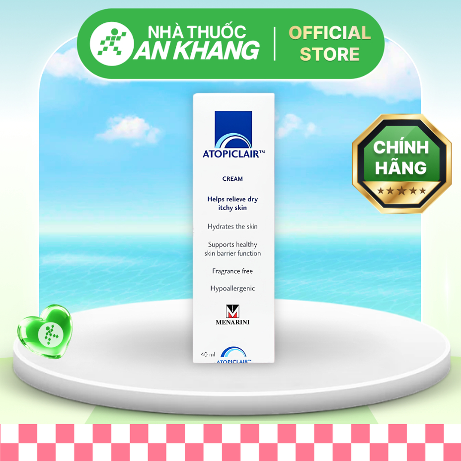 Kem Atopiclair giảm khô ráp da tuýp 40ml [Nhà Thuốc An Khang - Chính Hãng 100%]