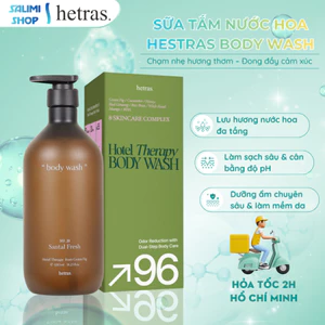Sữa Tắm Nước Hoa HETRAS Body Wash 1013ml [Nhập Khẩu Hàn Quốc] - Gel Sữa Tắm Hương Thơm Sang Trọng Mịn Da