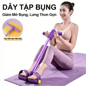 Dây Tập Bụng 4 / 6 /8Ống Cơ Bụng Mông, Đùi Kéo Dây Mở Rộng Cho Nam Nữ