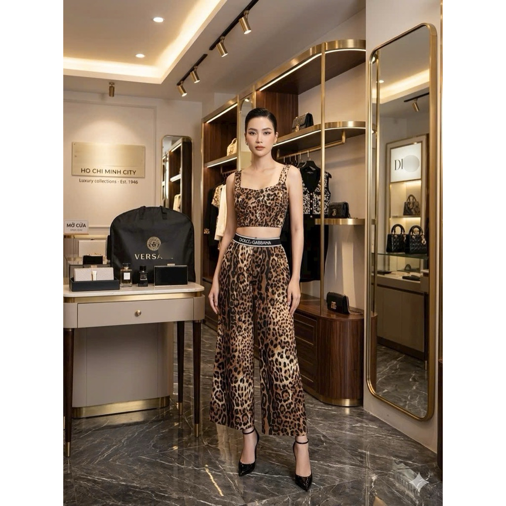 set áo quần beo D G chất thun đẹp