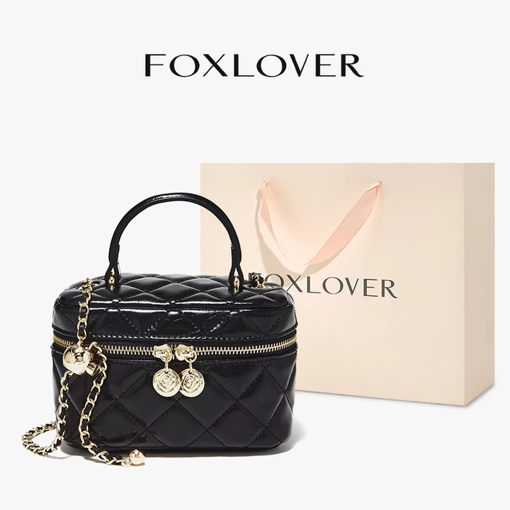 Women's Vintage Canvas Crossbody Bag – Chain Strap