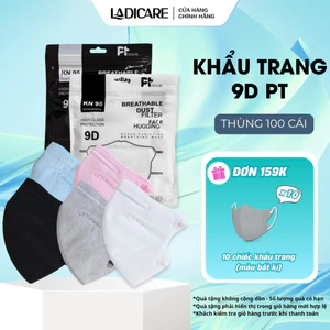 Khẩu trang 9D PT kháng khuẩn, khẩu trang 5D phiên bản nâng cấp công ty Phương Tuyến