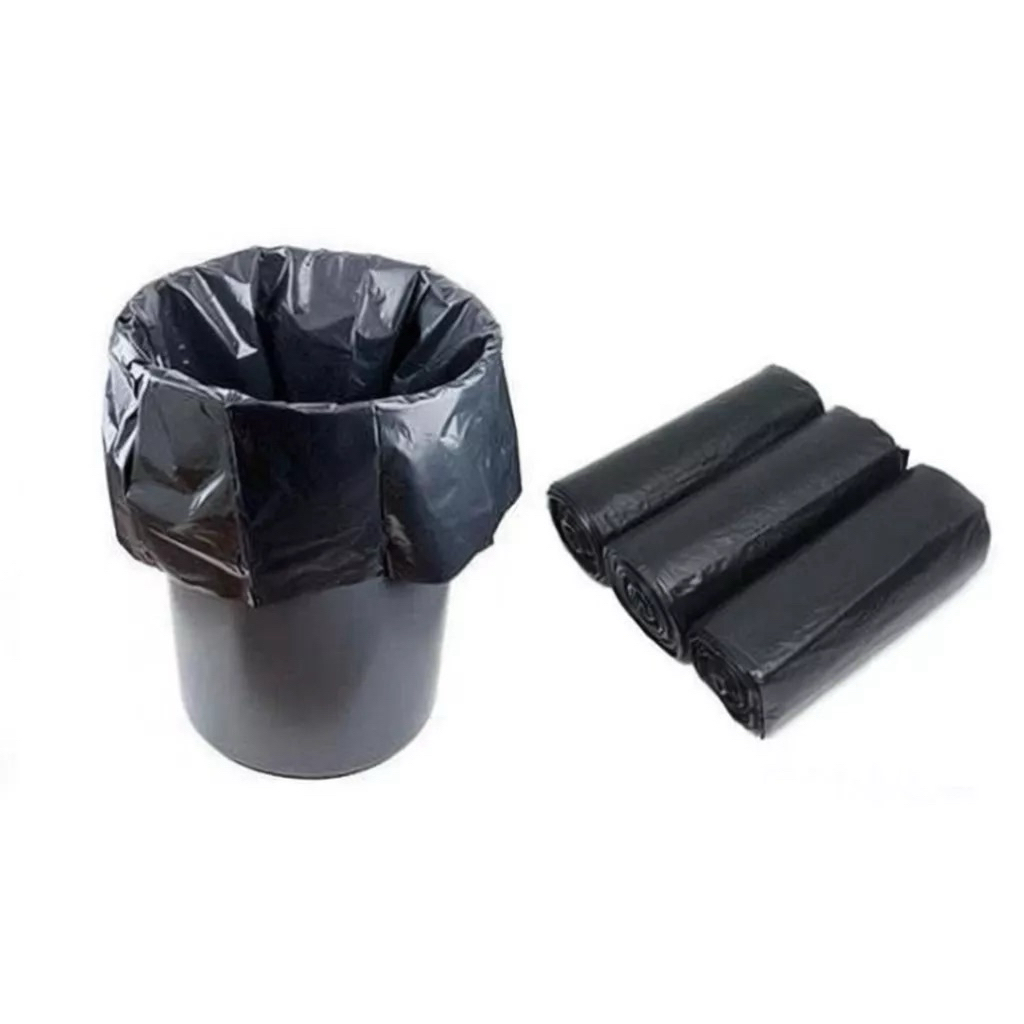 COMBO 3 CUỘN TÚI RÁC ĐEN TỰ PHÂN HUỶ kích thước 55x65cm- Thân thiện Tiện ích với môi trường