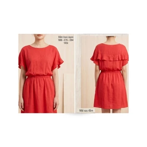 ĐẦM LINEN ĐỎ | 2HAND NHẬT