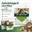 Advantage II for CatAnti Fleas & Ear Mites Eggs Larvae Treatment Supply 2dose/no Box