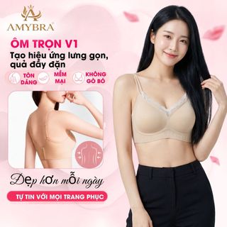 [ AMYBRA HOTTREND ] Áo Ngực Nữ Cao Cấp Đúc Su Không Gọng Mút Mỏng 1Cm Êm Ái, Áo Lót Nữ Phối Ren Mềm Quyến Rũ A2606