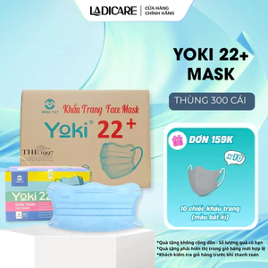 Khẩu trang Cua Yoki 4 lớp kháng khuẩn nhiều màu sắc hàng chính hãng công ty