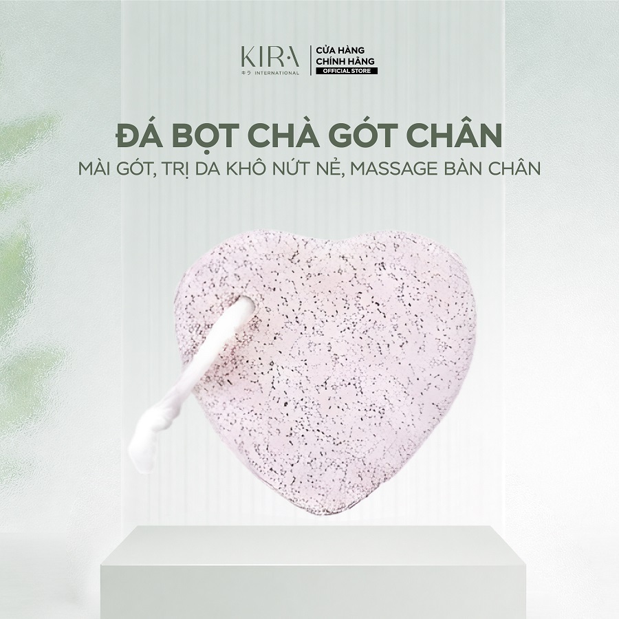 Đá bọt chà gót chân – Dụng cụ tẩy tế bào chân, mài gót, da khô nứt nẻ, massage bàn chân thư giãn