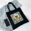 Túi tote có khóa chủ đề Việt Nam Đất Nước túi vải tote hình Việt Nam đặc trưng dày dặn canvas bag 35x40cm tota0338