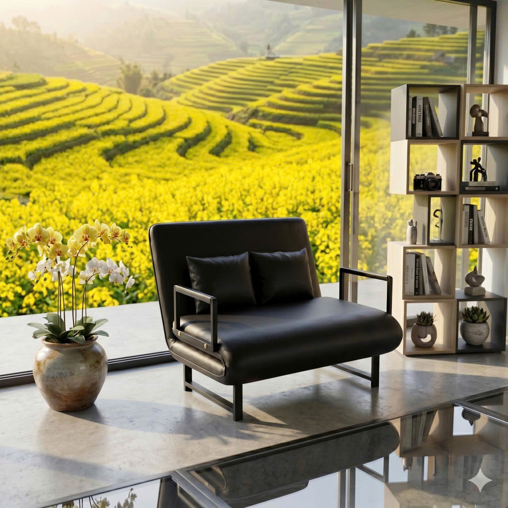 [PHIÊN BẢN DA XỊN] Sofa giường gấp gọn thông minh chất liệu da, bền đẹp, chắc chắn 3 in 1, đủ size | BigBuy360 - bigbuy360.vn