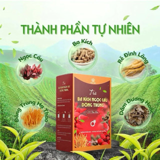 Trà thảo mộc thành phần ba kích - ngọc cẩu - đông trùng - hỗ trợ bồi bổ cơ thể