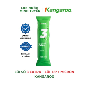 Lõi Lọc Nước Số 3 Kangaroo Chính Hãng - Lõi PP 1 Micron Dùng Cho Máy Lọc Nước RO